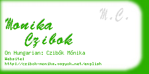 monika czibok business card