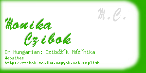 monika czibok business card